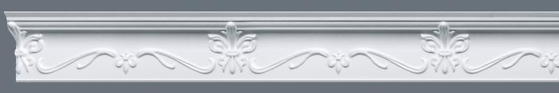 Zierleiste Olivia, 65 x 125 mm, Länge 2 m