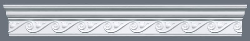 Zierleiste Amelia, 55 x 135 mm, Länge 2 m