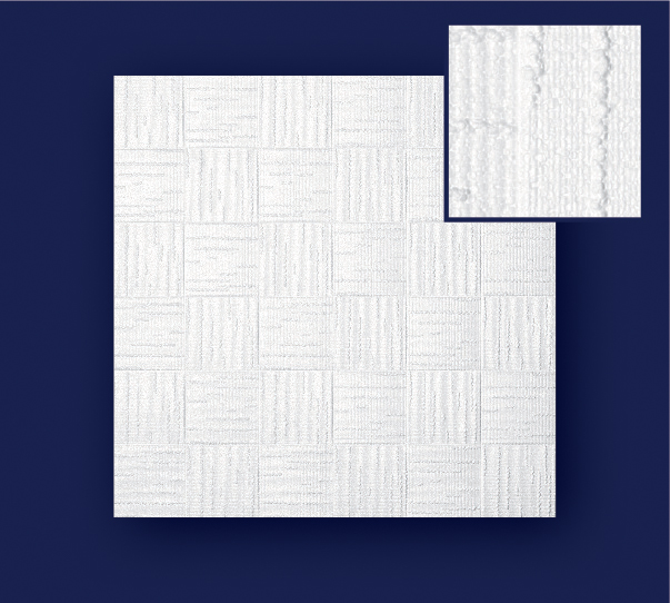 Deckenplatten Iris, 50 x 50 cm, Set 8 Stück